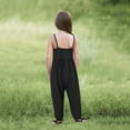 QIPOPIQ Toddler Girl Clothes Clearance Baby Kids Jumpsuit One Piece Solid Strap Romper Summer