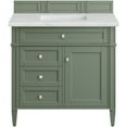 thumbnail image 6 of James Martin Vanities 650-V36-3Enc Brittany 36" Single Basin Poplar Wood Vanity Set -, 6 of 7