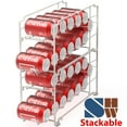 2 Pack Simple Houseware Stackable Beverage Soda Can Dispenser