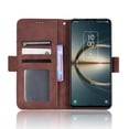 thumbnail image 3 of Case for TCL 30V 5G Cover Adjustable Detachable Card Holder Magnetic closure Leather Wallet Case - Brown, 3 of 5