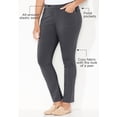thumbnail image 3 of Catherines Women's Plus Size Petite The Knit Jean, 3 of 6