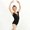 A433 Black, variant on Xdegoge Little Girls Short Sleeve Dance Leotards Mesh V Neckline Gymnastics Bodysuit Comfy Soft Ballet Activewear Stretchy Practice Performance Outfit Casual Playwear Tops