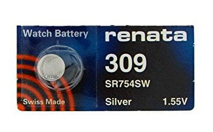 Renata Uhrenbatterie 362 / SR721SW / AG11 – 1,5 V, Swiss Made, Für Uhren & Kleingeräte