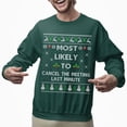 thumbnail image 2 of Funny Christmas Sweatshirt, Funny Christmas Sweatshirt, Most Likely To Cancel Xmas Sweater, 2 of 5
