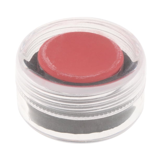 Tiza para taco de billar portátil, profesional, práctica, de textura fina, suministros para billar Rojo