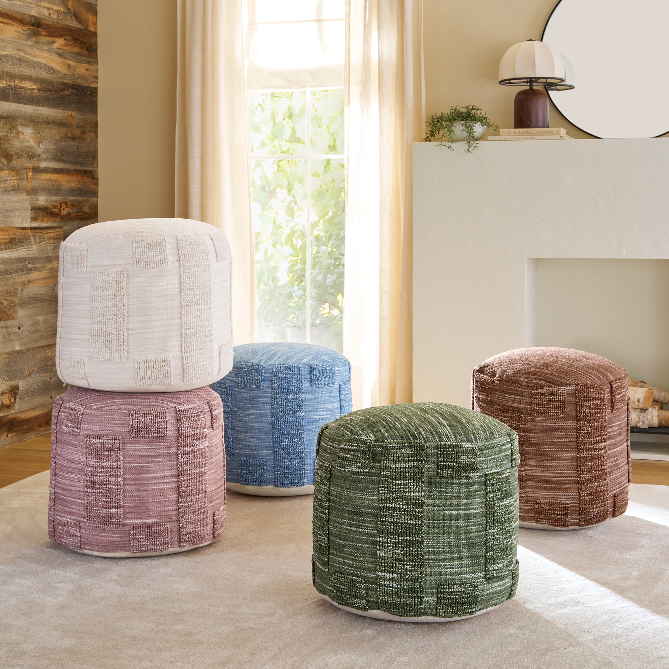 Better Homes & Gardens Space Dye Pouf Cover