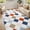 Multicolor, variant on TEREDNAT 6'x9' Soft Diamond Checkered Washable Area Rug, Low-Pile Non-Slip Synthetic Fiber Carpet for Entryway, Bedroom, Camel