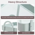 thumbnail image 4 of Gianna Utility Cart, Metal, 3‑Tier, Lockable Caster Wheels , 360° Rolling, Green, 4 of 7