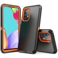 thumbnail image 2 of Xihaiying Samsung Galaxy A52 5G Case Heavy Duty Hard Shockproof Armor Protector phone Case Cover with Belt Clip Holster (Black+Orange), 2 of 6