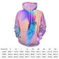 thumbnail image 2 of Colorful Hummingbird Floral Art(1)-1 Men's Women New Sweatshirt Hoodie Men's Plus Size Sweatshirt Hooded Sweatshirt 3d Printed Street Men's Cloth, 2 of 6