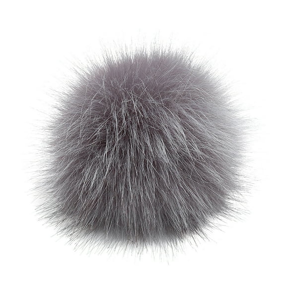 Kilaqueen Faux Fox Fur Colorful Fluffy Craft Pompoms for Hats Scarves Gloves Bags Accessories