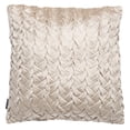 thumbnail image 2 of SAFAVIEH Merzer Overlay Accent Pillow, 18" x 18", Beige, 2 of 4