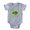 Heather Grey, variant on CafePress - Spinach - Cute Infant Baby Football Bodysuit