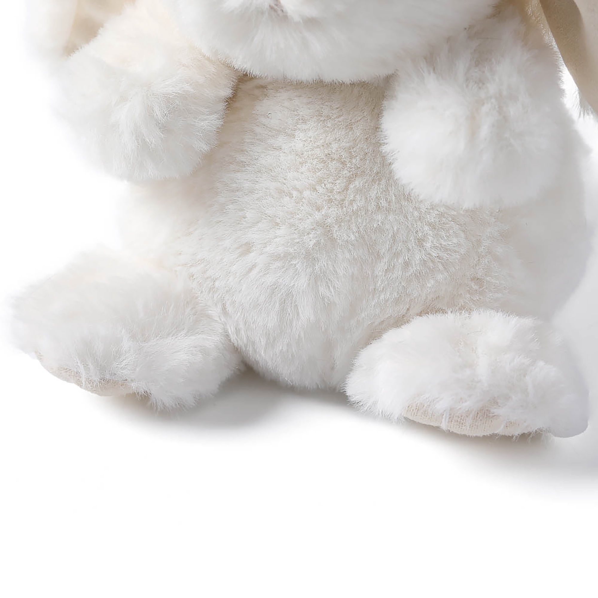 McHugs: Lazy Mini Comfort - Leveret Bunny - 6" White Stuffed Animal Plush, Soft Weighted Cuddle Toy, Cozy Comfort Play-Nap Companion, Baby-Toddler-Kid