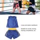 thumbnail image 4 of Uniforme de boxeo para niños ANGGREK traje Sanda Transpirable Azul Cintura elástica Mezcla de algodón, 4 of 8