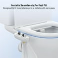 thumbnail image 2 of Bidet Attachment for Toilet, Self-Cleaning Nozzle, Front & Rear Wash, Adjustable Water Pressure, Non-Electric Bidet Attachment for Toilet Seat, 2 of 8