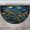 Multicolour 1, variant on CURLYOOT Floral Dragonfly Abstract Half Round Door Mat 40'' x 63'', Indoor Outdoor Entrance Rug, Semi Circular Area Rug, Non Slip Washable Absorbent Doormat, Laundry Room Rug