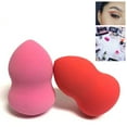 thumbnail image 2 of 4 Sponge Blender Makeup Powder Puff Applicator Beauty Blending Eye Face Smooth, 2 of 6