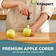 thumbnail image 4 of Apple Corer, Premium Apple Corer Tool with Ergonomic Handle, Stainless Steel Apple Corer Remover with Sharp Serrature, Durable Kitchen Corer for Apple, Pears and Bell Peppers(Blue), 4 of 14