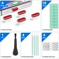thumbnail image 3 of USB C Dust Plug & Speaker Dust Mesh,4 Pack Type C Charging Port Covers for iPhone 17/17 Pro/16/16 Plus/16 Pro/16 Pro Max/15/15 Pro Max, Anti-Dust Phone Accessories (Black), 3 of 8