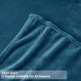 thumbnail image 7 of Fleece Throw Blanket for Couch & Bed, Soft Fuzzy Plush Throw Size Lake Blue Blanket, Luxury Flannel Lap Blanket, Super Cozy and Comfy for All Seasons, 40" x 60", 7 of 7