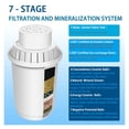 thumbnail image 4 of 3.5L Mineral Alkaline Water Pitcher Filter Ionizer - 400L Long-Life Filters - Purifier Filtration System - pH Alkalizer ,Easy to Install, 4 of 5