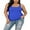 light blue, variant on Beautyin Plus Size Tank Top for Women Adjustable Spaghetti Wide Straps Sleeveless T-shirts Cami