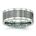 thumbnail image 1 of Stainless Steel Polished Grooved Comfort Back Ring 8.5 Size, 1 of 6