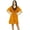 Mustard, variant on Bimba Womens Short Cotton Caftan Cover Up Drawstring Kaftan Night Gown Dress