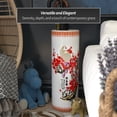 thumbnail image 2 of Red Lantern 24" Cherry Blossom Porcelain Umbrella Stand, 2 of 7