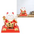 thumbnail image 1 of Solar Waving Cat, Unique and Attractive Auto Waving Arm, Compact Lucky Cat for Car Dashboard Window Decoration, 1 of 8