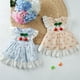 thumbnail image 5 of Ropa de mascotas Vestidos transpirables Mascotas Ropa Faldas de moda Patrón encantador Animales Trajes Disfraces Partido Suministros de ocio albaricoque Advancent PT000682-07, 5 of 7