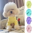 thumbnail image 2 of Flower Accessory Pet Clothes Cosplay Warm Long Sleeve Shirt for Small Dogs – Cute Puppy Cats, 2 of 8