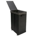 thumbnail image 5 of Household Essentials Narrow Collapsible Laundry Hamper with Liner and Lid, Black, 5 of 15