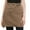Dark Coffee, variant on HomeLife Unisex Waterproof Half Apron with Pocket Waitress Chef Waist Apron Resistant Restaurant Cafe Lace-up Short Apron