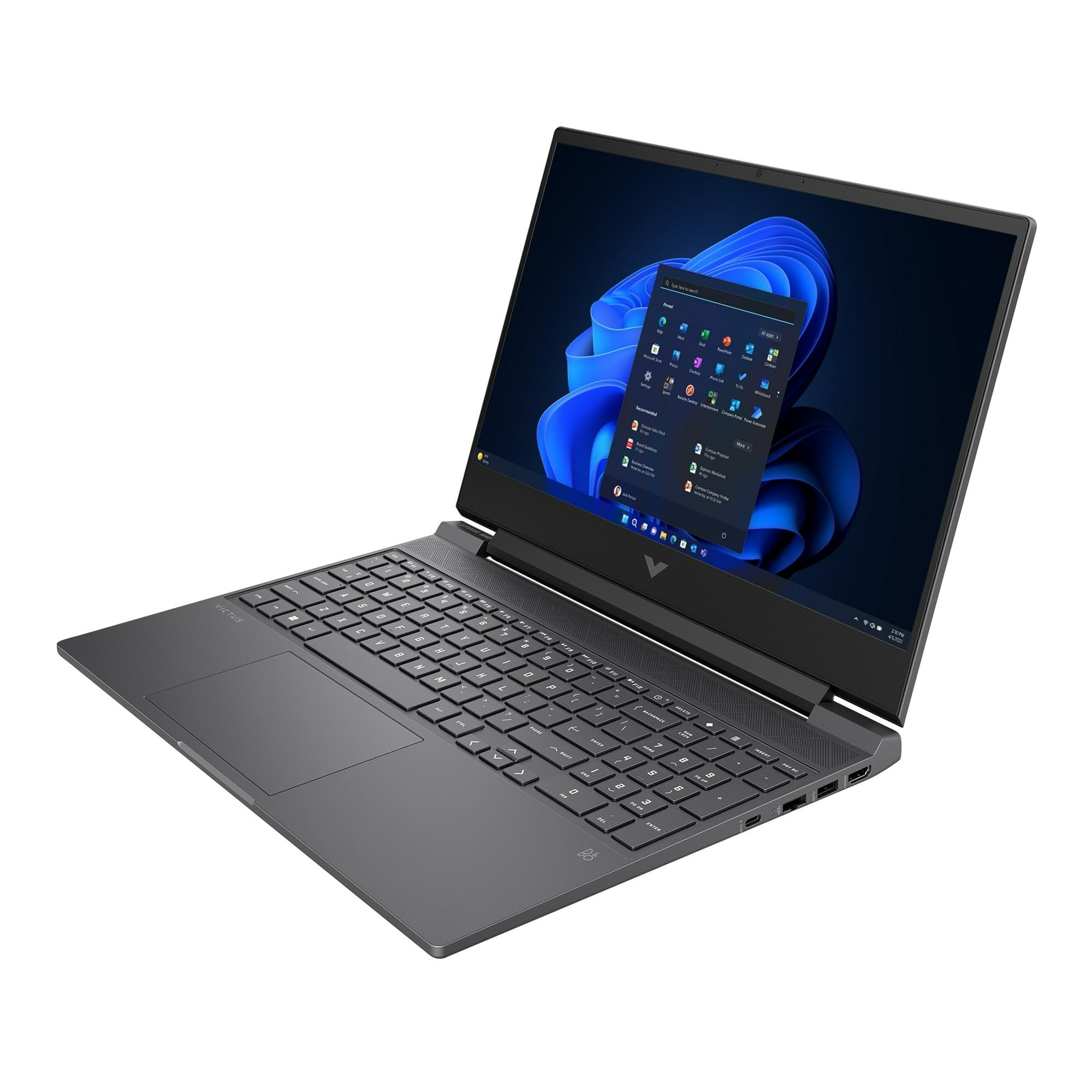 HP Victus 15-FA100 2024 Gaming Laptop 15.6" FHD IPS 144Hz 8-Core Intel i5-13420H 16GB DDR4 512GB SSD NVIDIA GeForce RTX 4050 6GB GDDR6 Wi-Fi 6 Backlit Keyboard Win11 Pro w/ONT 32GB USB