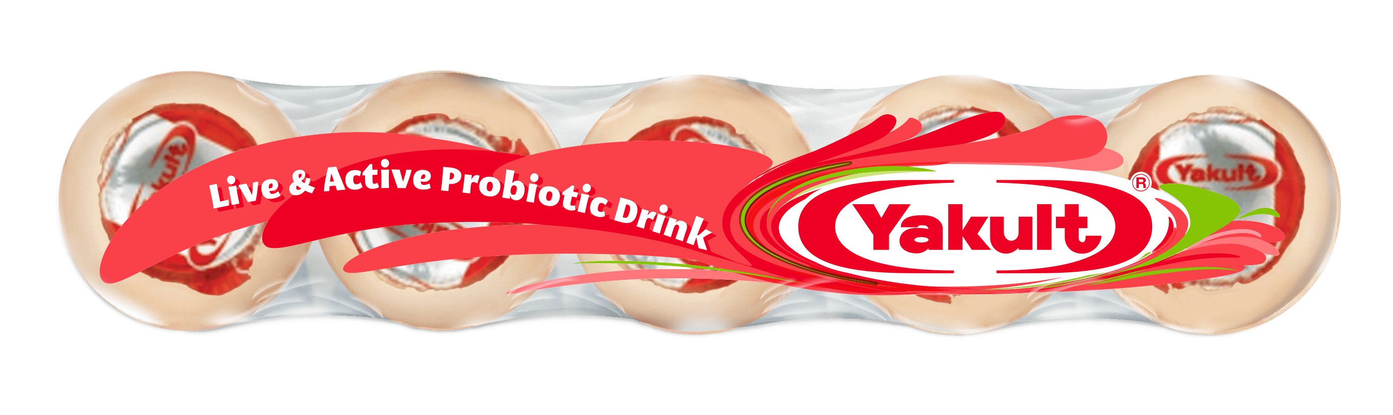 Yakult Non-Fat Live &Active Probiotic Drink Family Pack, 2.7 fl oz, 20 Count, No Gluten, Plastic Bottle, Yogurt Section, for Entire Family