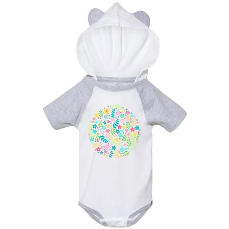 

Inktastic Circle of Flowers Gift Baby Boy or Baby Girl Bodysuit