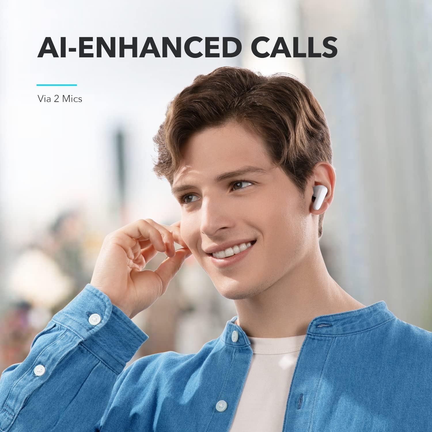 Soundcore By Anker P20i True Wireless Earbuds, 10mm Drivers, 30H Playtime, AI Clear Calls