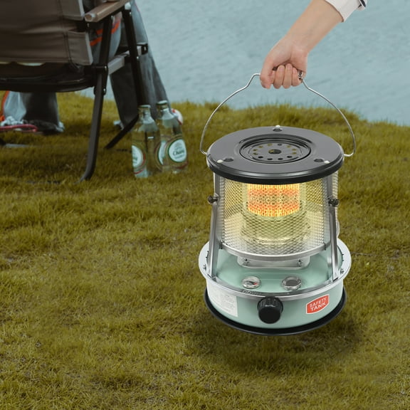 Freestanding Kerosene Heater with Large Refueling Port – 0.25L/H Consumption, 15-17H Burn Time, 161.46ft² Coverage – for Poorly Insulated Rooms