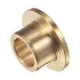 thumbnail image 3 of Flange Bearing Sleeve 10mm x 14mm x 10mm Bronze Self Lubricating Bushings Sleeve Bearing, 3 of 5