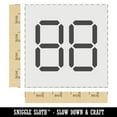 thumbnail image 2 of Digital Numbers Seven Segment Display Electronics DIY Cookie Wall Craft Stencil - 4.5 Inch, 2 of 5