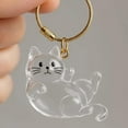thumbnail image 3 of Porte-clés Collecteur de Poils de Chat Boîte de Rangement Commémorative, Souvenir de Poils d'Animaux, Porte-Clés Mignon Transparent pour Collecter les Poils de Chat, 3 of 8