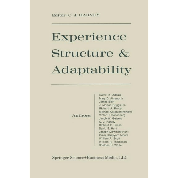 Experience Structure & Adaptability, (Paperback)