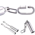 thumbnail image 2 of Stainless Steel Bell Bird Toy for Medium to Large Sized Parrot and Squirrel - Size Small, 2 of 4