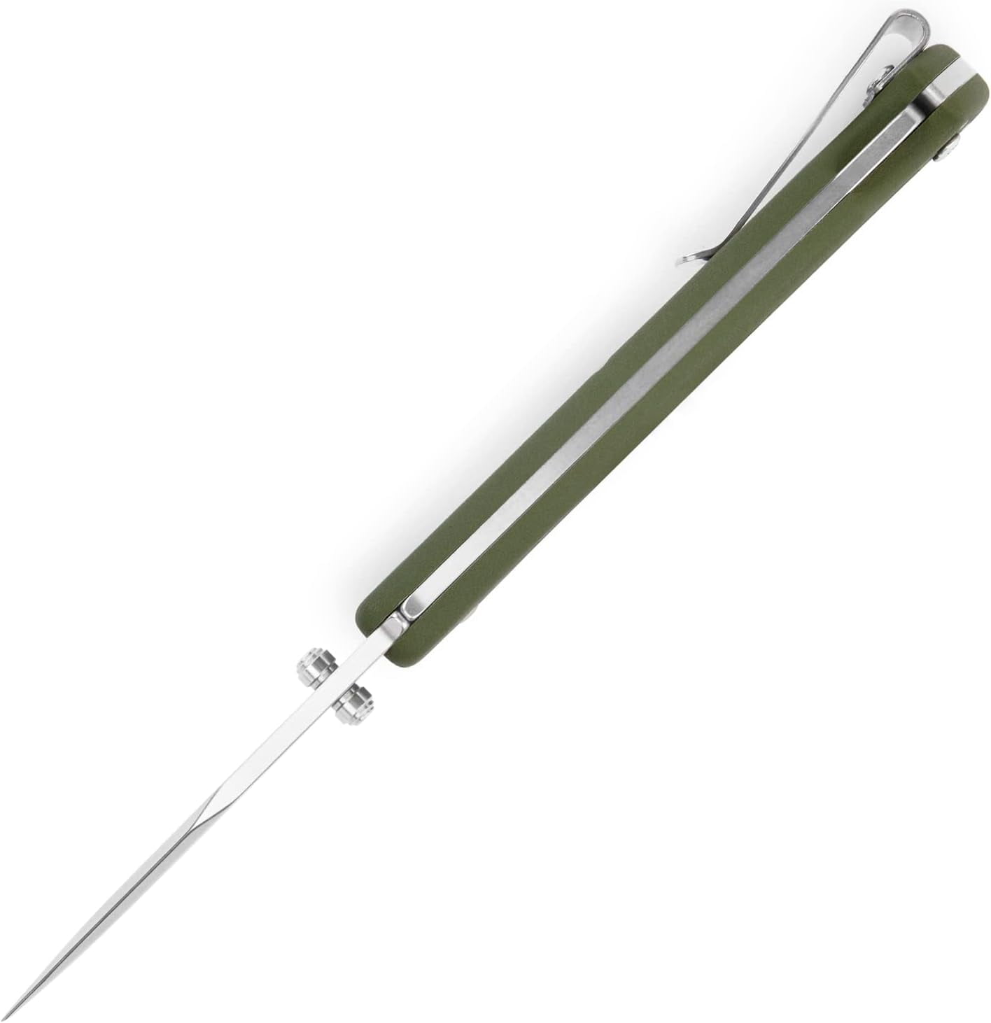 Buck Knives 112 Slim Select Folding EDC Knife, 3” Pocket Knife Blade, Green, 2.5 oz