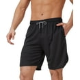 thumbnail image 7 of Puztloy Men's 2 in 1 Running Shorts Workout Athletic Training Gym Outdoor Sports Shorts, 7 of 7
