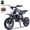 Black, variant on TOXOZERS Gas dirt bike，50CC 2-stroke Gas power Mini dirt bike，Top Speed 25 mph, Max Load 150 lb-Green