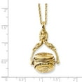 thumbnail image 3 of necklace Fancy with pendant 30 in 22.5 mm Gold-tone 3 Locket 30in, 3 of 3