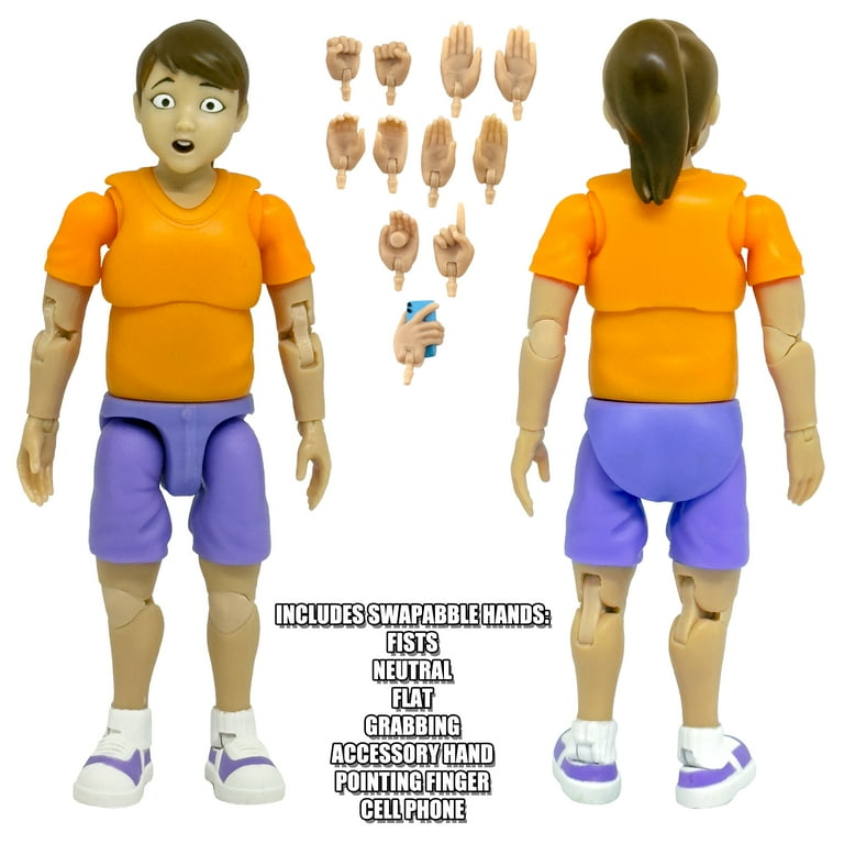 Ultimate Wrestling Crowd Fan Figure: Kaylee - Articulated Action Figure For Arena Displays